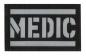 Preview: Reflex Patch Velcro Medic Black White