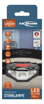 Ansmann HD70B LED Headlamp Battery Operated