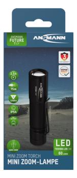 Ansmann LED Flashlight T50F Battery Operated